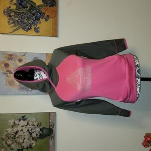 Reebok girls size med pink hoodie